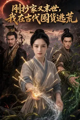 《刚抄家又末世，我在古代囤货逃荒（82集）（夸克网盘）》短剧封面
