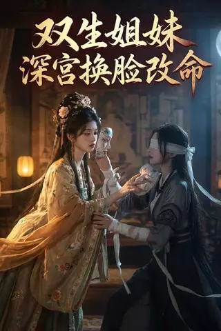 《双生姐妹深宫换脸改命（34集）Ai短剧（百度网盘）》短剧封面