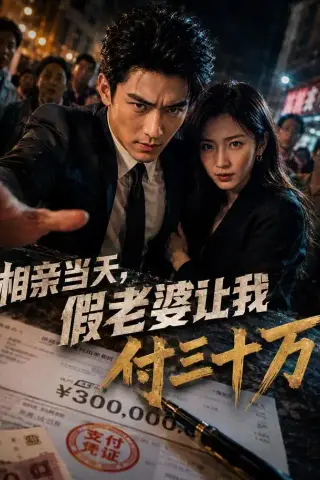 《相亲当天，假老婆让我付三十万（45集） AI短剧（夸克网盘）》短剧封面