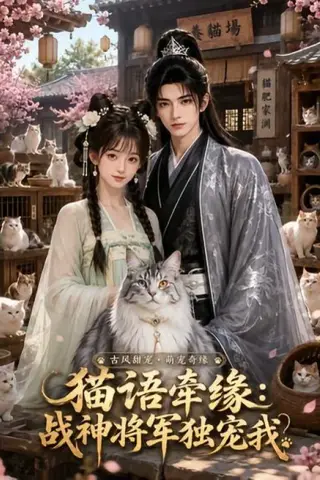 《猫语牵缘：战神将军独宠我（35集）（夸克网盘）》短剧封面