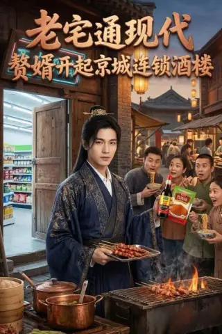 《老宅通现代，赘婿开起京城连锁酒楼（120集）（夸克网盘）》短剧封面