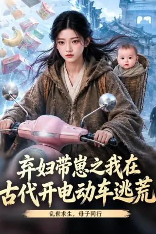 《弃妇带崽之我在古代开电动车逃荒（122集）（夸克网盘）》短剧封面