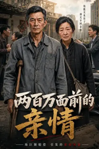 《两百万面前的亲情（54集）AI短剧（夸克网盘）》短剧封面