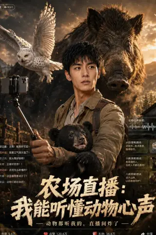 《农场直播：我能听懂动物心声（88集）（夸克网盘）》短剧封面