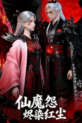 《仙魔怨烬染红尘（32集）Ai短剧（百度网盘）》短剧封面