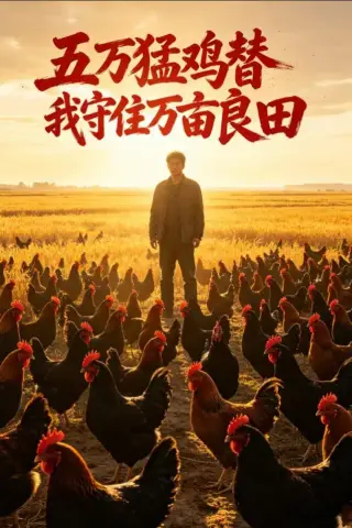 《五万猛鸡替我守住万亩良田（47集）AI短剧（夸克网盘）》短剧封面