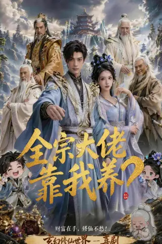 《全宗大佬靠我养？（75集）（夸克网盘）》短剧封面