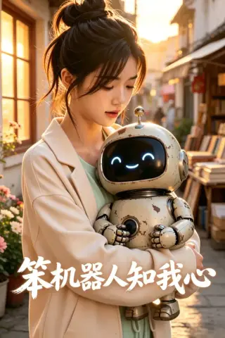 《笨机器人知我心（30集）AI短剧 (2026)》短剧封面