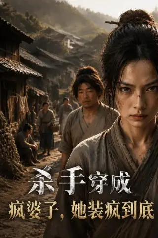 《杀手穿成疯婆子，她装疯到底（76集）（夸克网盘）》短剧封面
