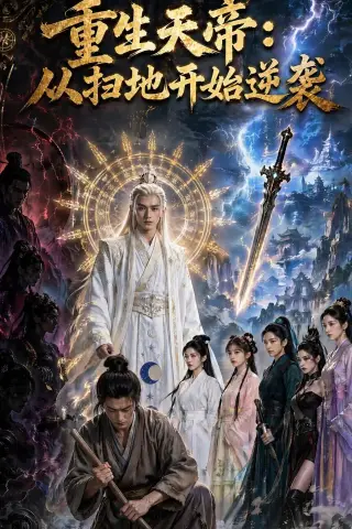 《重生天帝：从扫地开始逆袭（59集）AI短剧（夸克网盘）》短剧封面