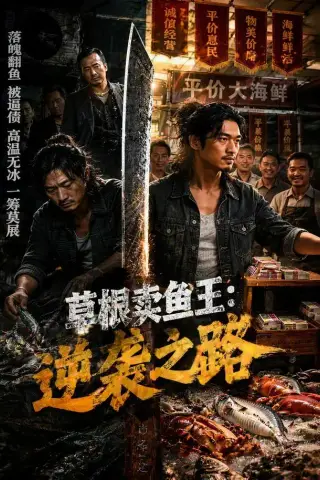 《草根卖鱼王：逆袭之路（70集）AI短剧（夸克网盘）》短剧封面
