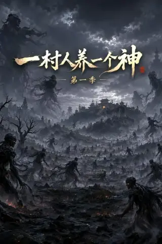 《一村人养一个神第一季（80集）（夸克网盘）》短剧封面
