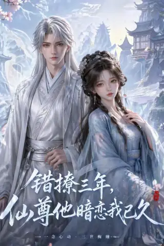 《错撩三年，仙尊他暗恋我已久（16集）（夸克网盘）》短剧封面