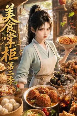 《美食掌柜第二季（122集）（夸克网盘）》短剧封面