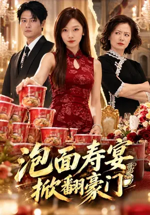 《泡面寿宴，掀翻豪门（70集）白野&刘方为（夸克网盘）》短剧封面