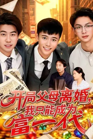 《开局父母离婚，我只能成为富一代》短剧封面