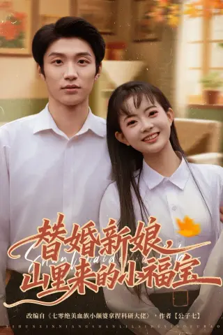 《替婚新娘，山里来的小福宝（80集）陈林雨&王熠桐（夸克网盘）》短剧封面