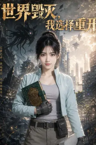 《世界毁灭，我选择重开（62集）AI短剧 (2026)》短剧封面