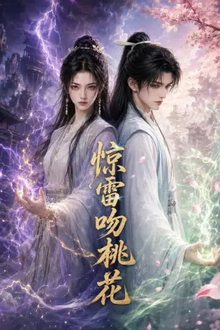 《惊雷吻桃花（78集）（夸克网盘）》短剧封面