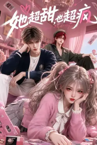 《她超甜，也超疯（100集）（夸克网盘）》短剧封面