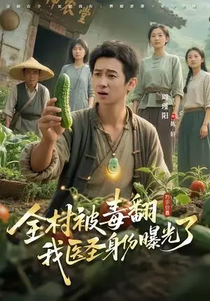 《全村被毒翻我医圣身份曝光了（80集）吴晓茵＆周瑾阳（夸克网盘）》短剧封面