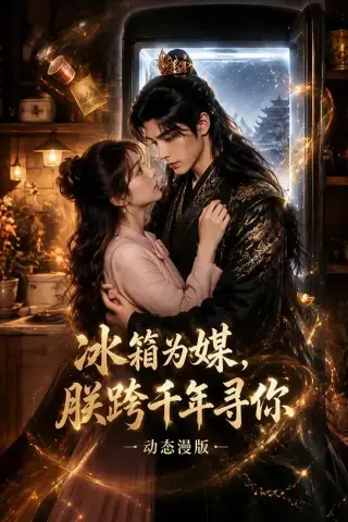 《冰箱为媒，朕跨千年寻你动态漫版（62集）（夸克网盘）》短剧封面
