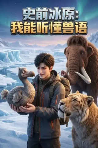 《史前冰原：我能听懂兽语（52集）AI短剧（夸克网盘）》短剧封面