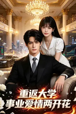 《重返大学，事业爱情两开花（80集）AI短剧（夸克网盘）》短剧封面