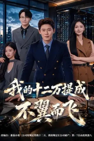 《我的十二万提成不翼而飞（80集）李启骏＆王碧晨（夸克网盘）》短剧封面