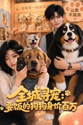 《全城寻宠：要饭的狗狗身价百万（53集）（夸克网盘）》短剧封面