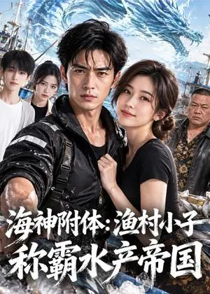《海神附体：渔村小子称霸水产帝国 （85集）（夸克网盘）》短剧封面