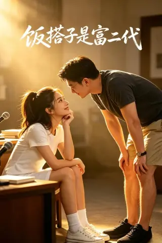 《饭搭子是富二代（40集）AI短剧（夸克网盘）》短剧封面