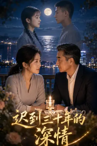 《迟到三十年的深情（34集）AI短剧（夸克网盘）》短剧封面