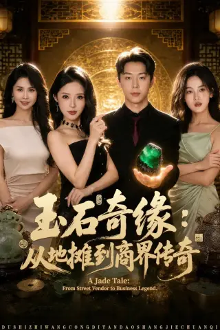 《玉石奇缘：从地摊到商界传奇（80集）吴温柔＆杨璐（夸克网盘）》短剧封面