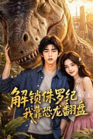 《解锁侏罗纪我靠恐龙翻盘（57集）（夸克网盘）》短剧封面