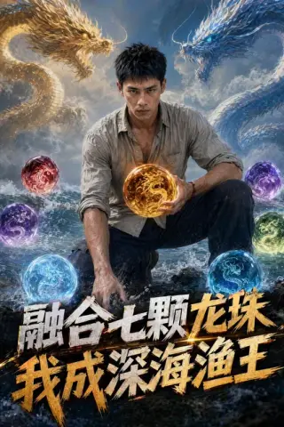 《融合七颗龙珠，我成深海渔王（53集）AI短剧（百度网盘）》短剧封面