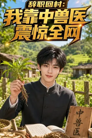 《辞职回村：我靠中兽医震惊全网（34集）（夸克网盘）》短剧封面