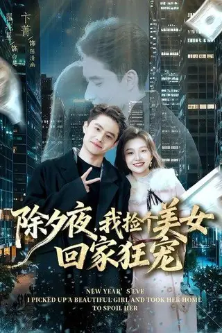 《除夕夜，我捡个美女回家狂宠（80集）翟兆星＆卞菁（百度网盘）》短剧封面