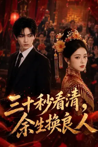 《三十秒看清，余生换良人（57集）AI短剧 (2026)》短剧封面