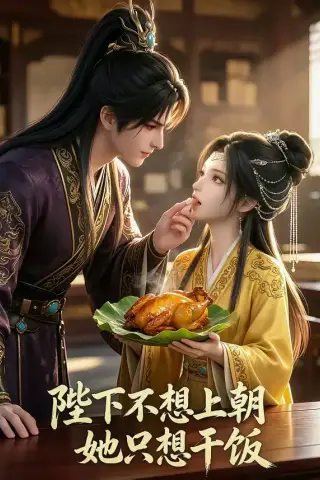 《陛下不想上朝，她只想干饭（30集）（夸克网盘）》短剧封面