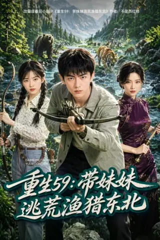 《重生59：带妹妹逃荒猎猪东北（70集）AI短剧（百度网盘）》短剧封面