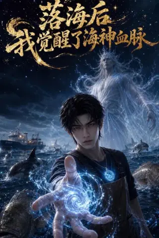 《落海后我觉醒了海神血脉（72集）AI短剧（夸克网盘）》短剧封面