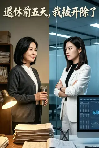 《退休前五天，我被开除了（40集）AI短剧（夸克网盘）》短剧封面