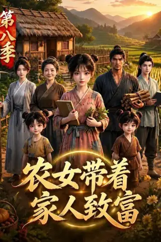 《农女带着家人致富第八季（112集）（夸克网盘）》短剧封面