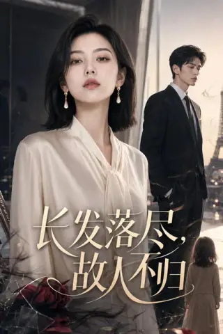《长发落尽，故人不归（43集）AI短剧（百度网盘）》短剧封面