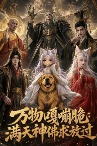 《万物嘎嘣脆：满天神佛求放过（78集）（夸克网盘）》短剧封面