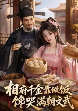 《相府千金靠做饭馋哭满朝文武（52集）（夸克网盘）》短剧封面