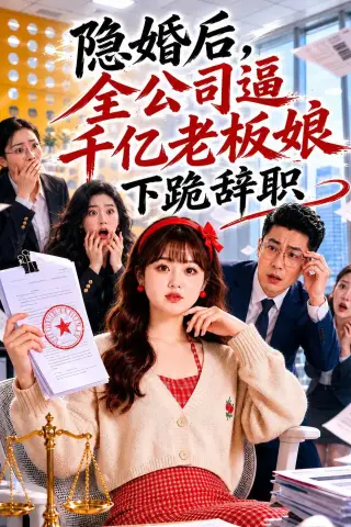 《隐婚后，全公司逼千亿老板娘下跪辞职（48集）AI短剧（夸克网盘）》短剧封面