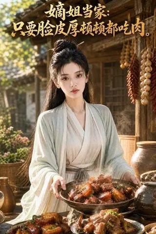 《嫡姐当家：只要脸皮厚顿顿都吃肉（64集）（百度网盘）》短剧封面