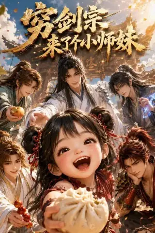 《穷剑宗来了个小师妹（60集）（夸克网盘）》短剧封面